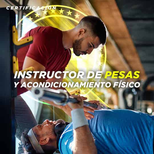 Certificación Instructor de Pesas y Acondicionamiento Físico (inscripción)